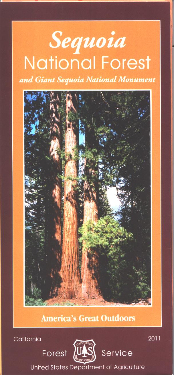 Map: Sequoia National Forest CA - Image 2