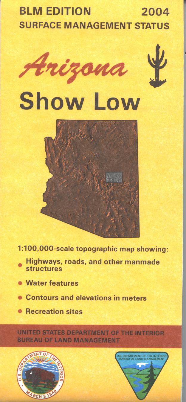 Map: Show Low AZ - AZ146S - Image 2
