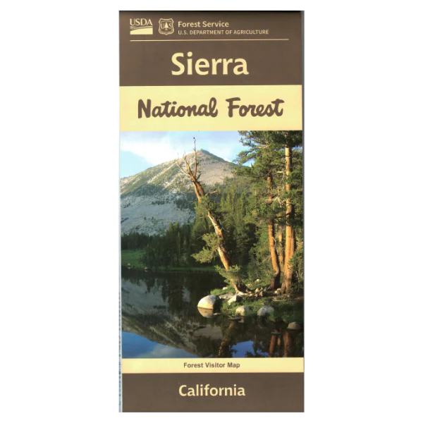 Map: Sierra National Forest CA