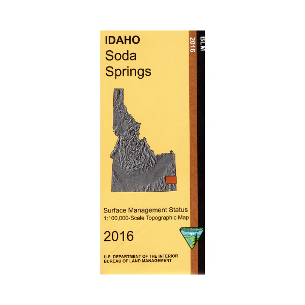 Map: Soda Springs ID - ID1062S