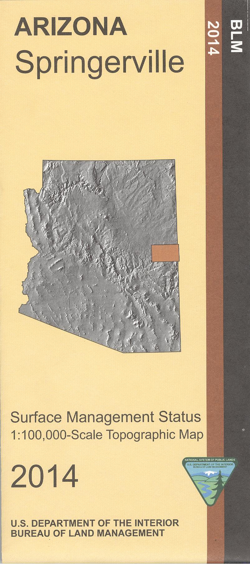 Map: Springerville AZ - AZ148S - Image 2