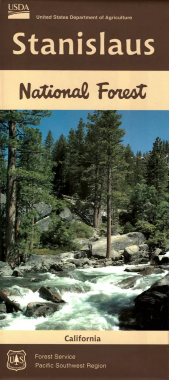 Map: Stanislaus National Forest CA - Image 2