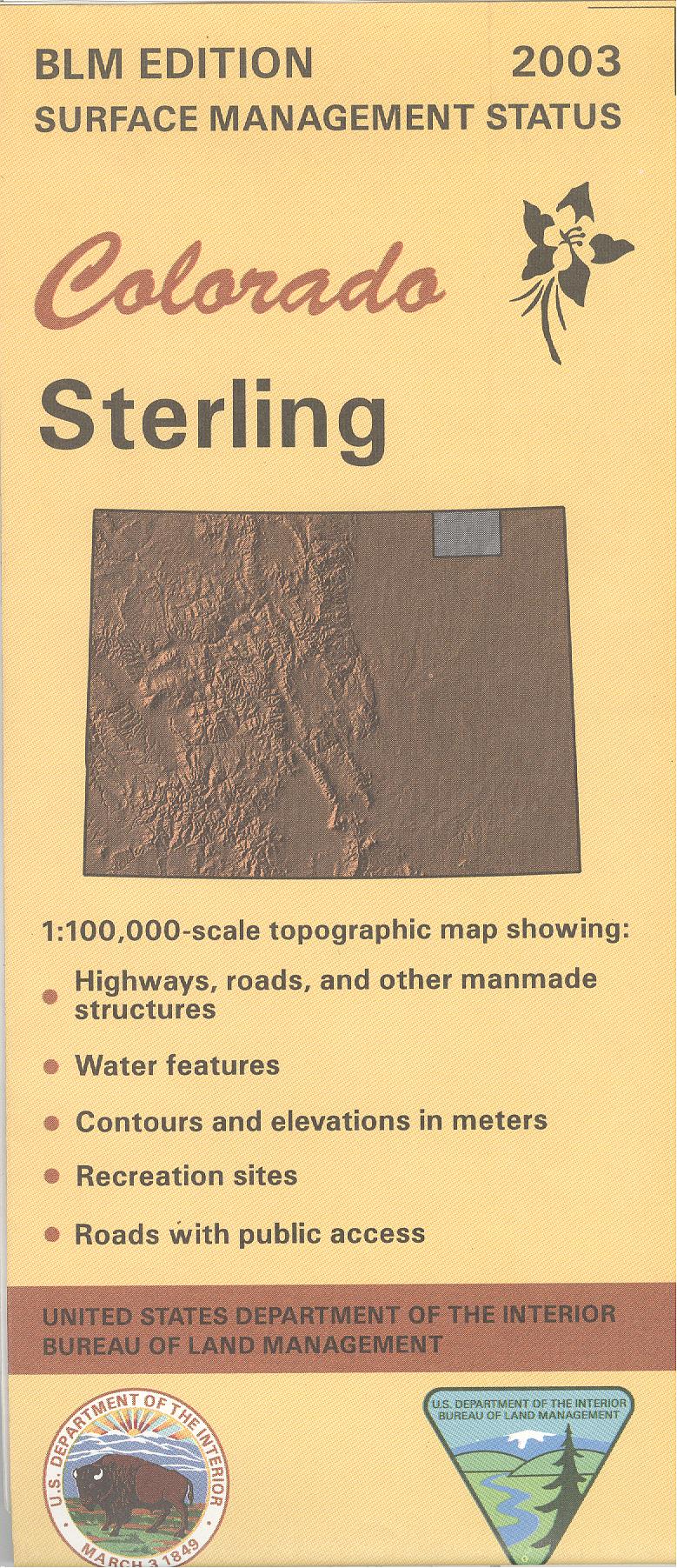 Map: Sterling CO (SURFACE) - CO150S - Image 2