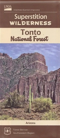 Map: Superstition Wilderness AZ - Image 2