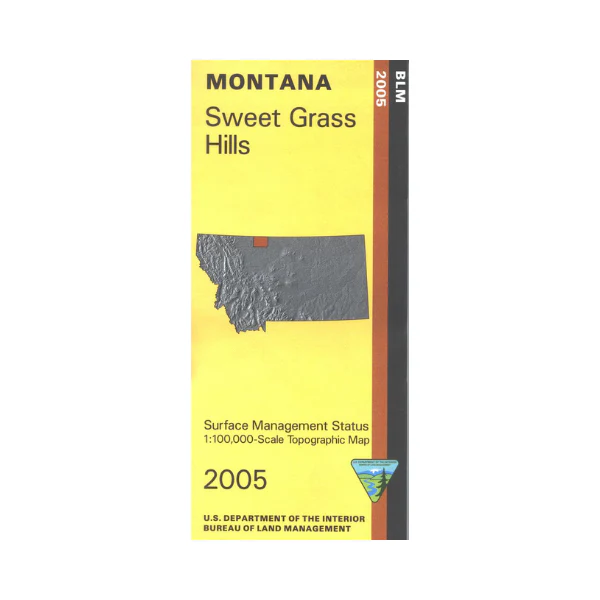 Map: Sweet Grass Hills MT - MT1183S