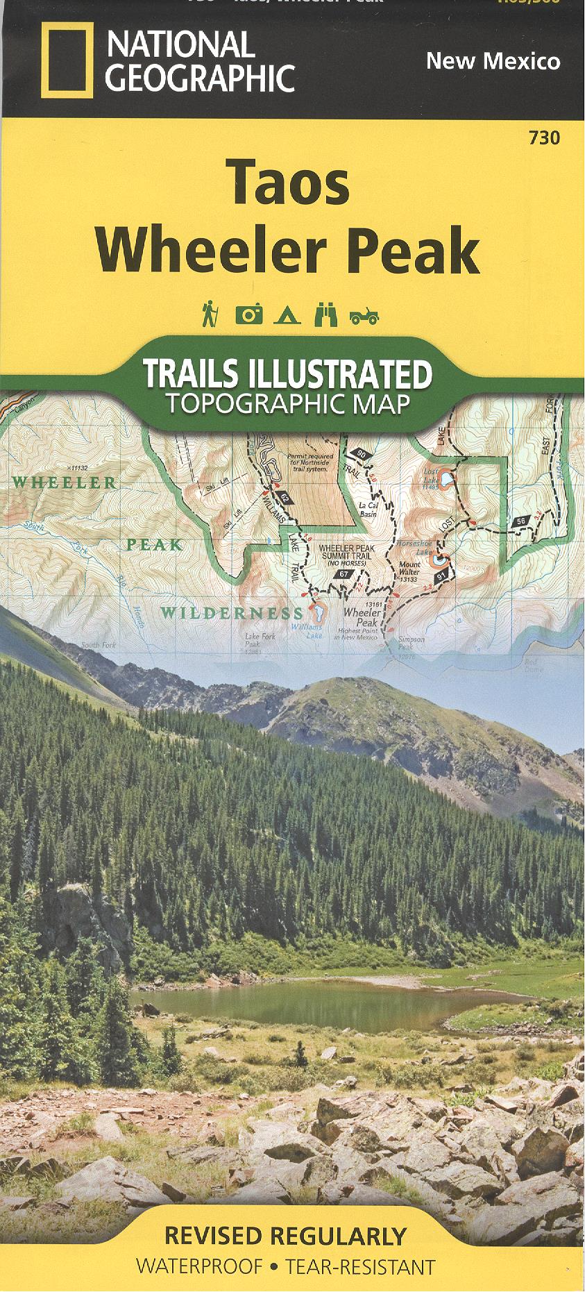 Map: Taos/Wheeler Peak (Trails Illustrated)