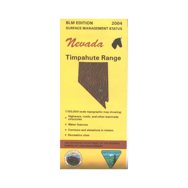 Map: Timpahute Range NV - NV160S