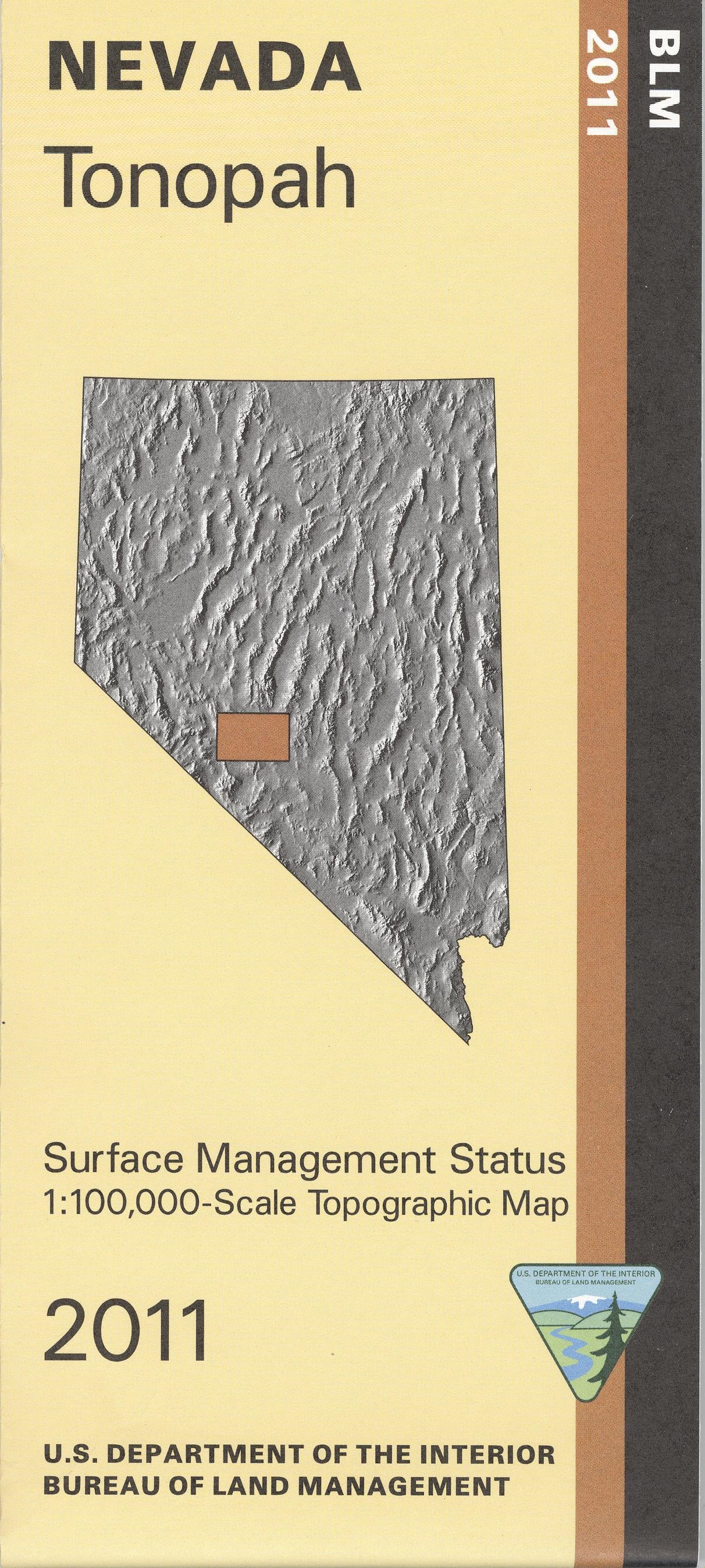 Map: Tonopah NV - NV161S - Image 2