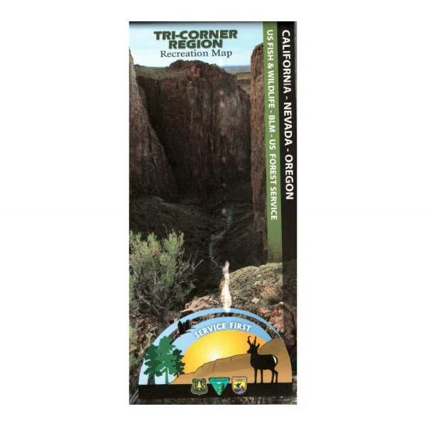 MAP: Tri-Corner Region Recreation Map - CA, NV, OR