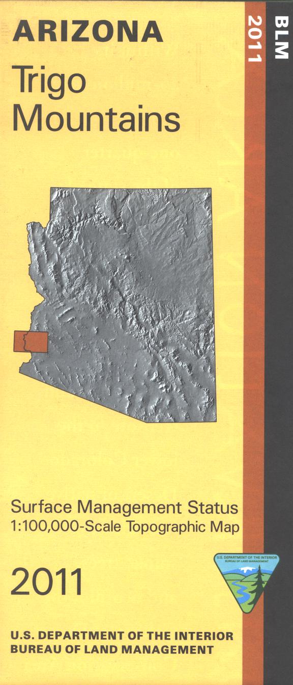 Map: Trigo Mountains AZ - AZ152S - Image 2