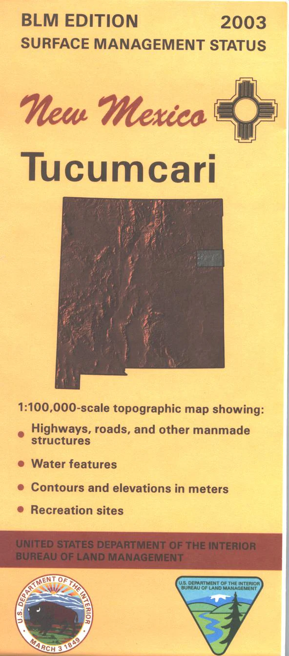 Map: Tucumcari NM - NM057S - Image 2