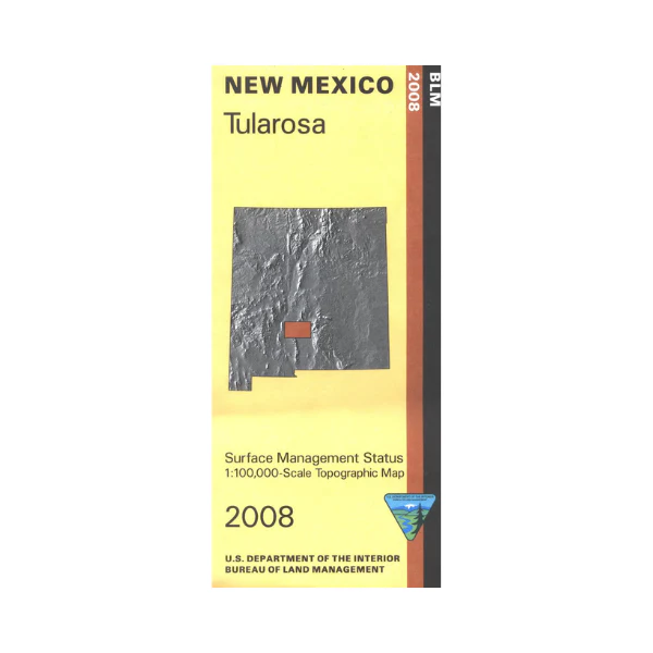 Map: Tularosa NM (Surface) - NM058S