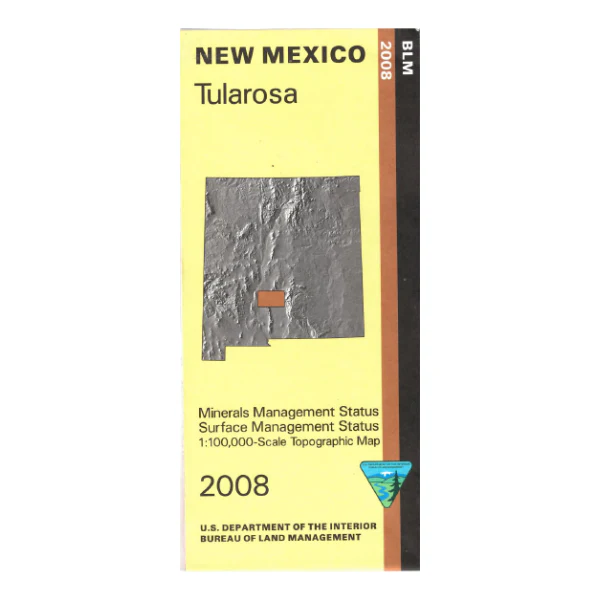 Map: Tularosa NM (Mineral)- NM058SM