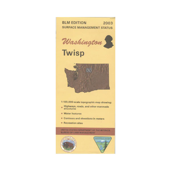 Map: Twisp WA (MINERAL) - WA044SM