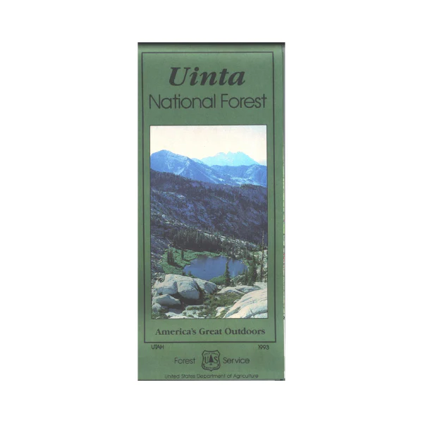 Map: Uinta National Forest UT