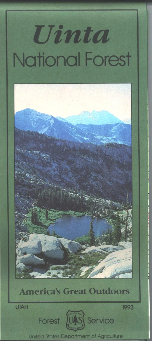 Map: Uinta National Forest UT - Image 2