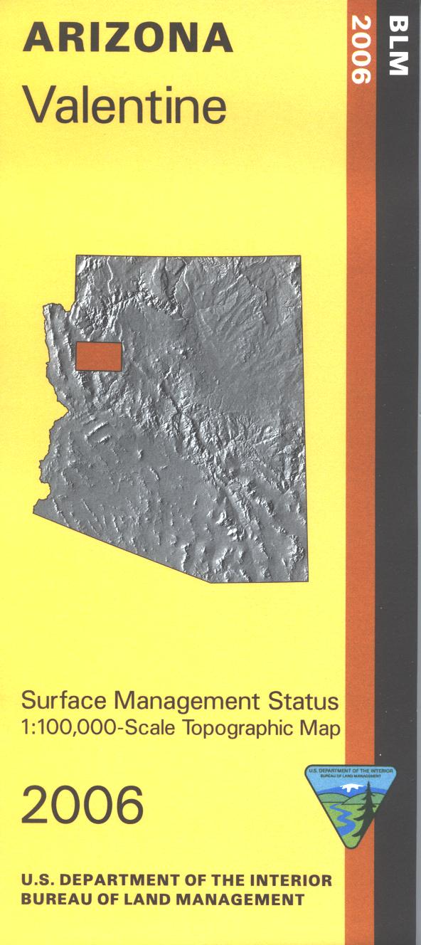 Map: Valentine AZ - AZ155S - Image 2