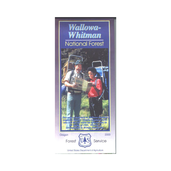 Map: Wallowa-Whitman National Forest OR
