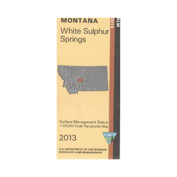 Map: White Sulphur Springs MT - MT1199S