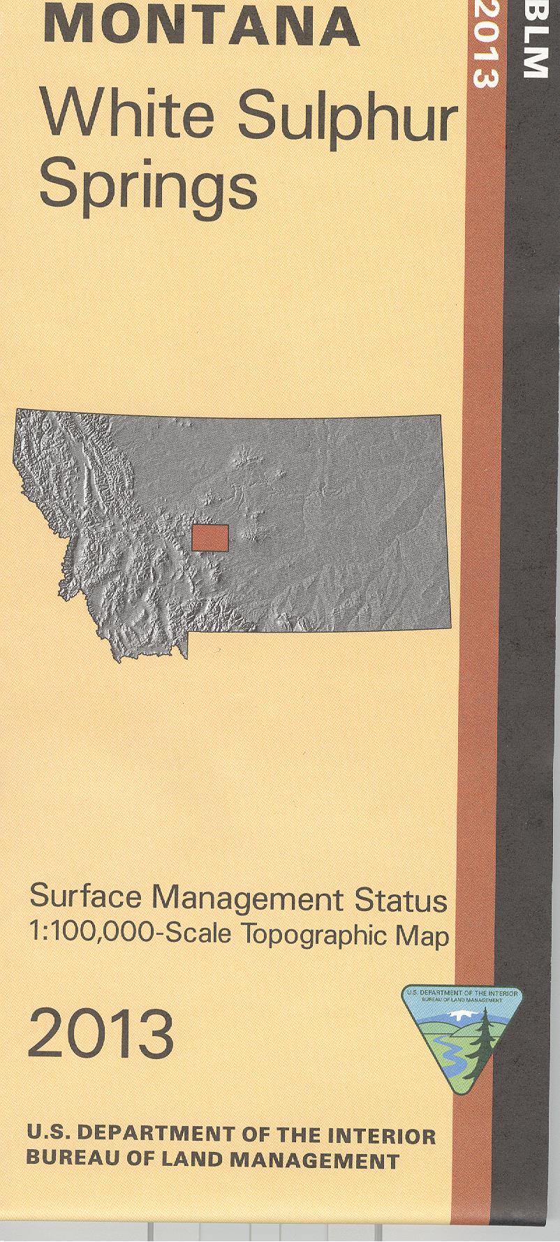 Map: White Sulphur Springs MT - MT1199S - Image 2