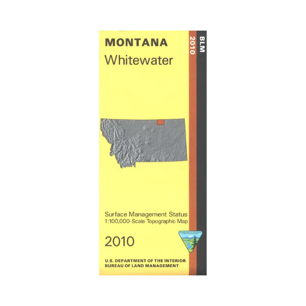 Map: Whitewater MT (MINERAL) - MT1201SM