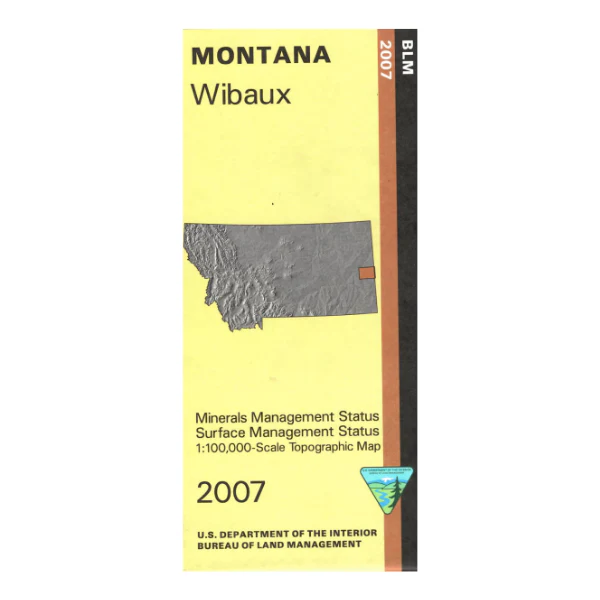 Map: Wibaux MT (MINERAL)- MT1202SM