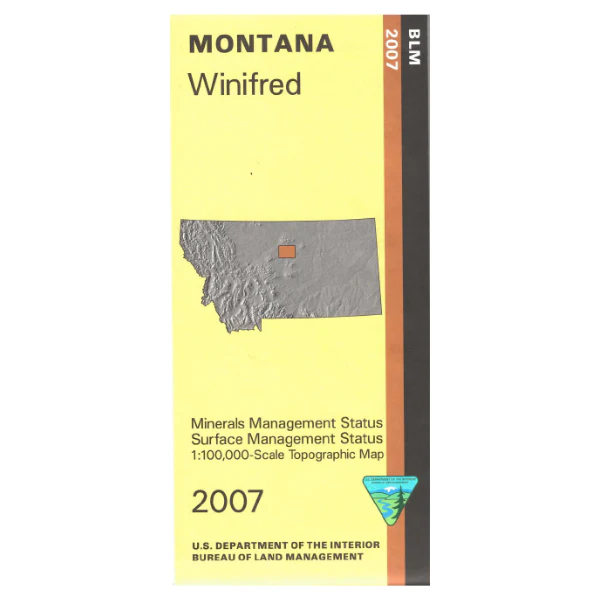 Map: Winifred MT (Mineral) - MT1204SM