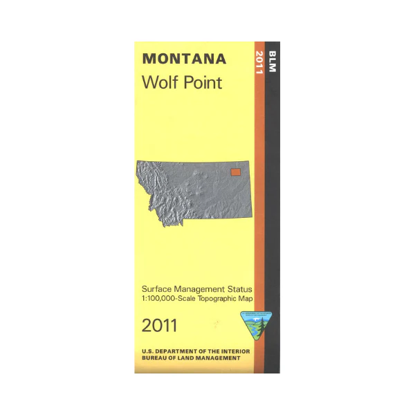 Map: Wolf Point MT - MT1207S