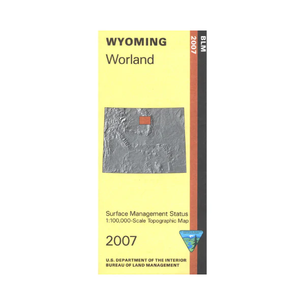 Map: Worland WY - WY054S