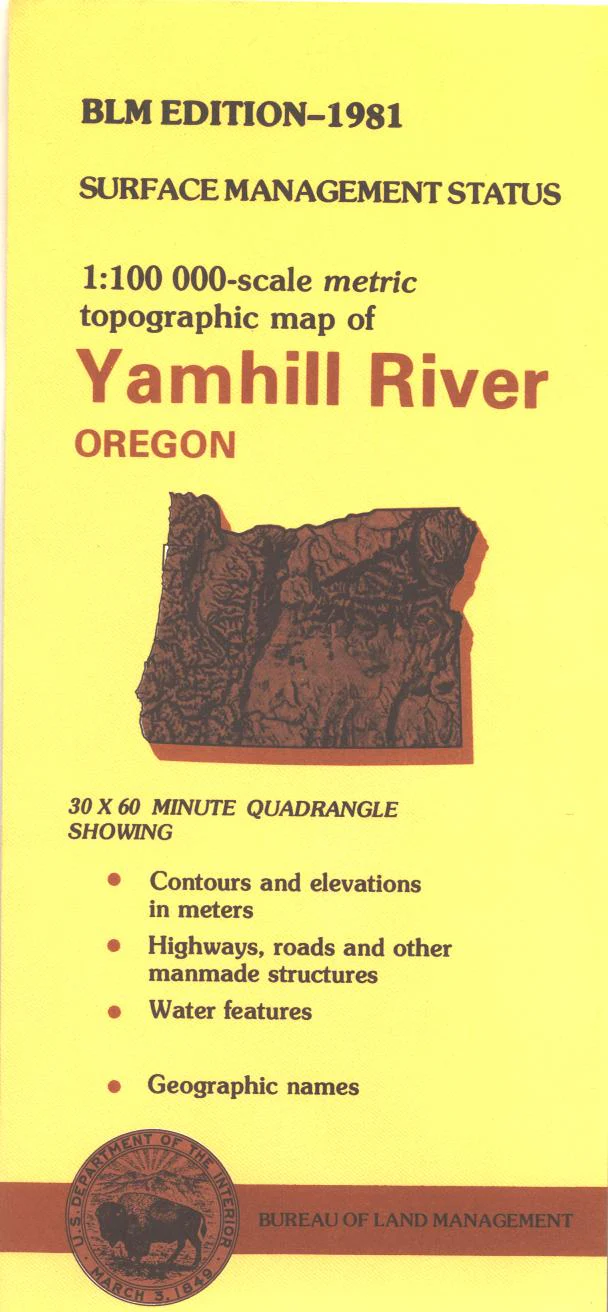 Map: Yamhill River OR (MINERAL) - OR060SM - Image 2
