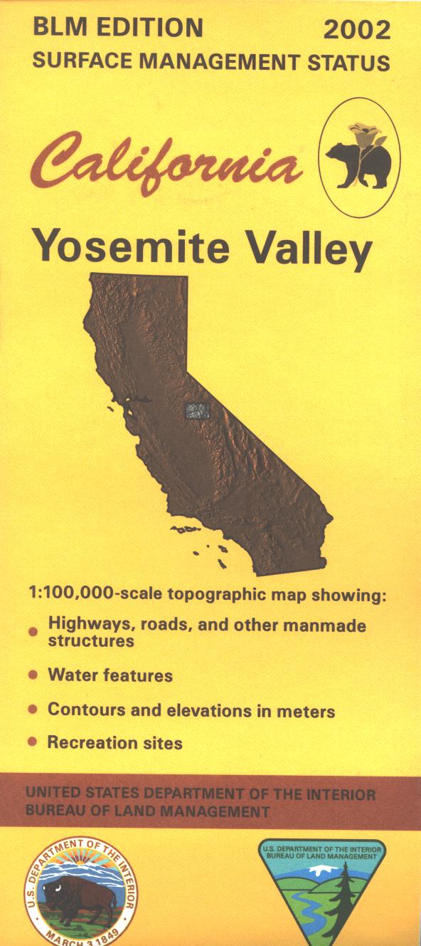Map: Yosemite Valley CA - CA560S - Image 2