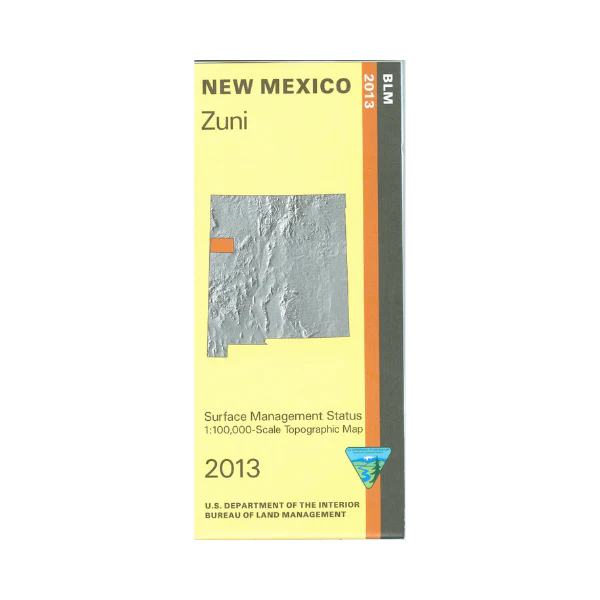 Map: Zuni NM - NM064S