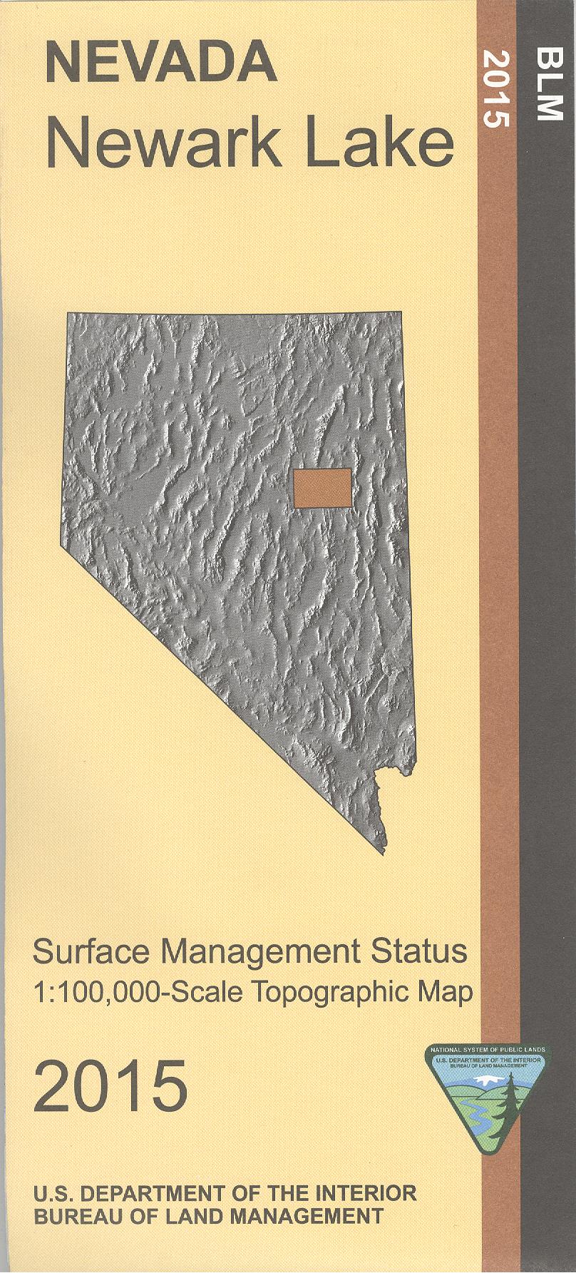 Map: Newark Lake NV - NV145S - Image 2