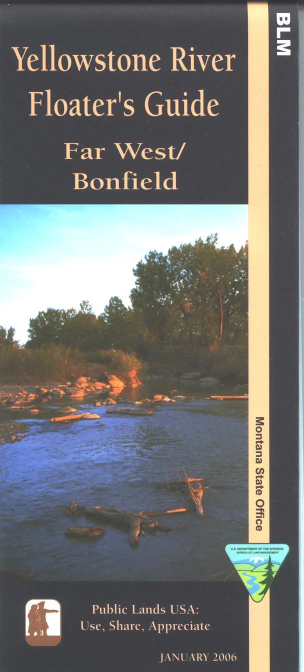 Map: Yellowstone River Floater`s Guide: Far West/Bonfield - Image 2
