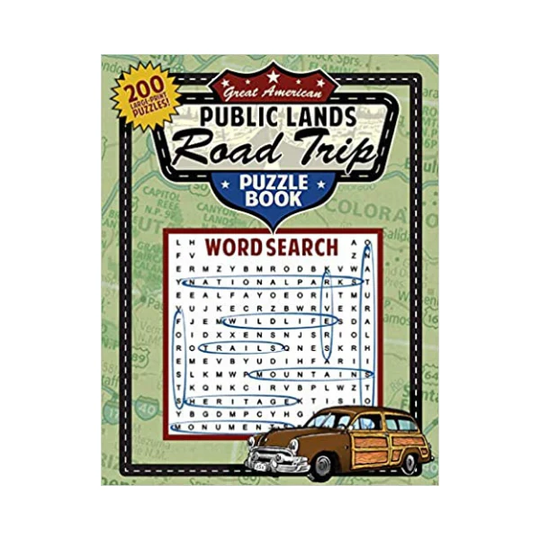 Public Lands Road Trip Puzzle Book