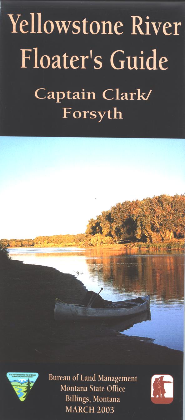 Map: Yellowstone River Floater`s Guide: Captain Clark/Forsyth - Image 2
